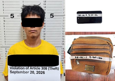 SLING BAG THIEF NABBED IN CUBAO