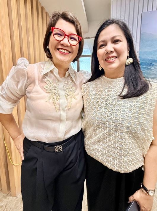 WMPOWER’s program director, Jasmin Vinculado with co-founder and Research and Medical Affairs director Dr. Stephanie Supan.