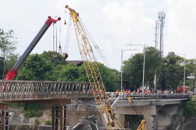 Dizon says temporary Bailey Bridge operational within few days