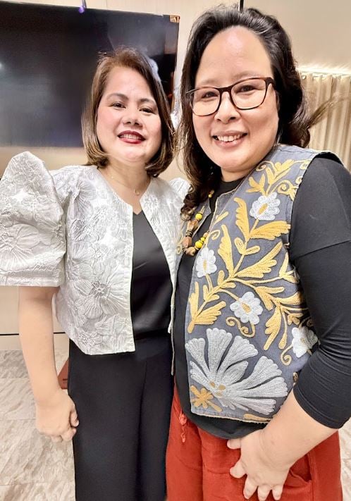 MANAGING director Margaret K. Gil with Advocacy director Nancy R. Samonte.