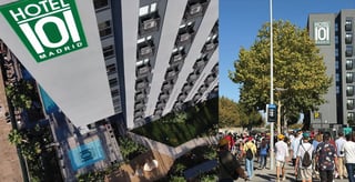 The 680-room Hotel101 global prototype in Madrid, Spain