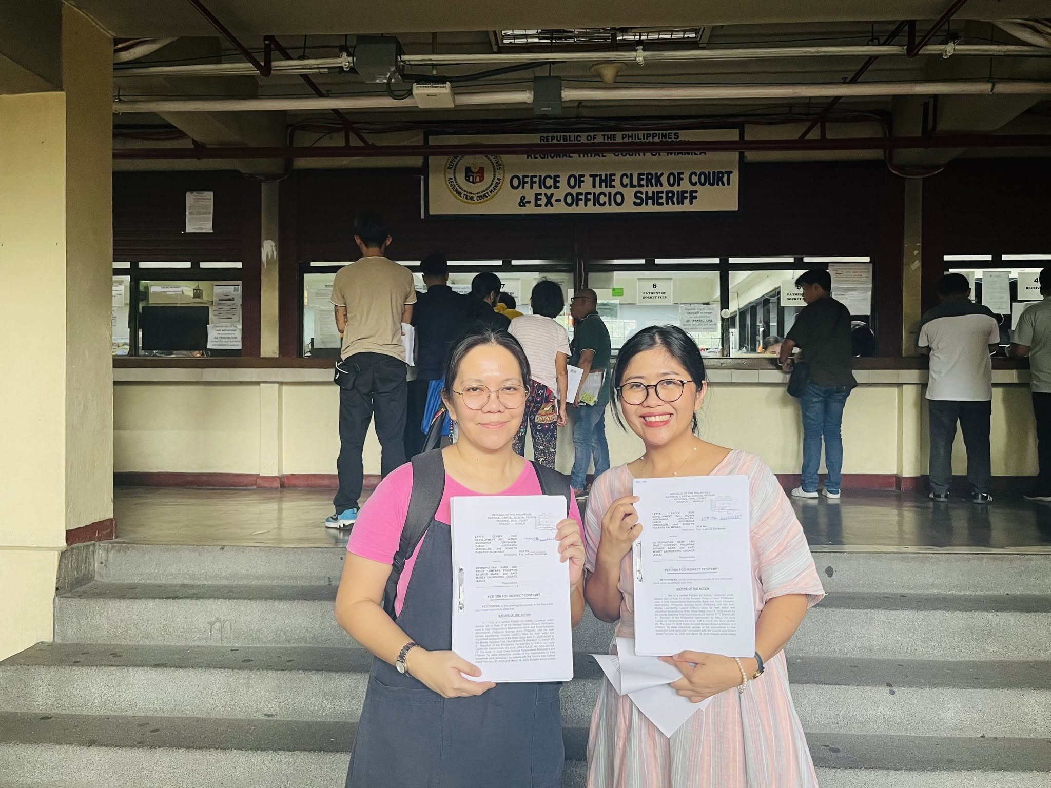 Leyte NGO petitions banks, AMLC over frozen funds