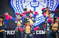 THE PCU-D Dolphins cheer their hearts out en route to winning the PG Flex-Universities and Colleges Athletic League streetdance competition on Saturday.