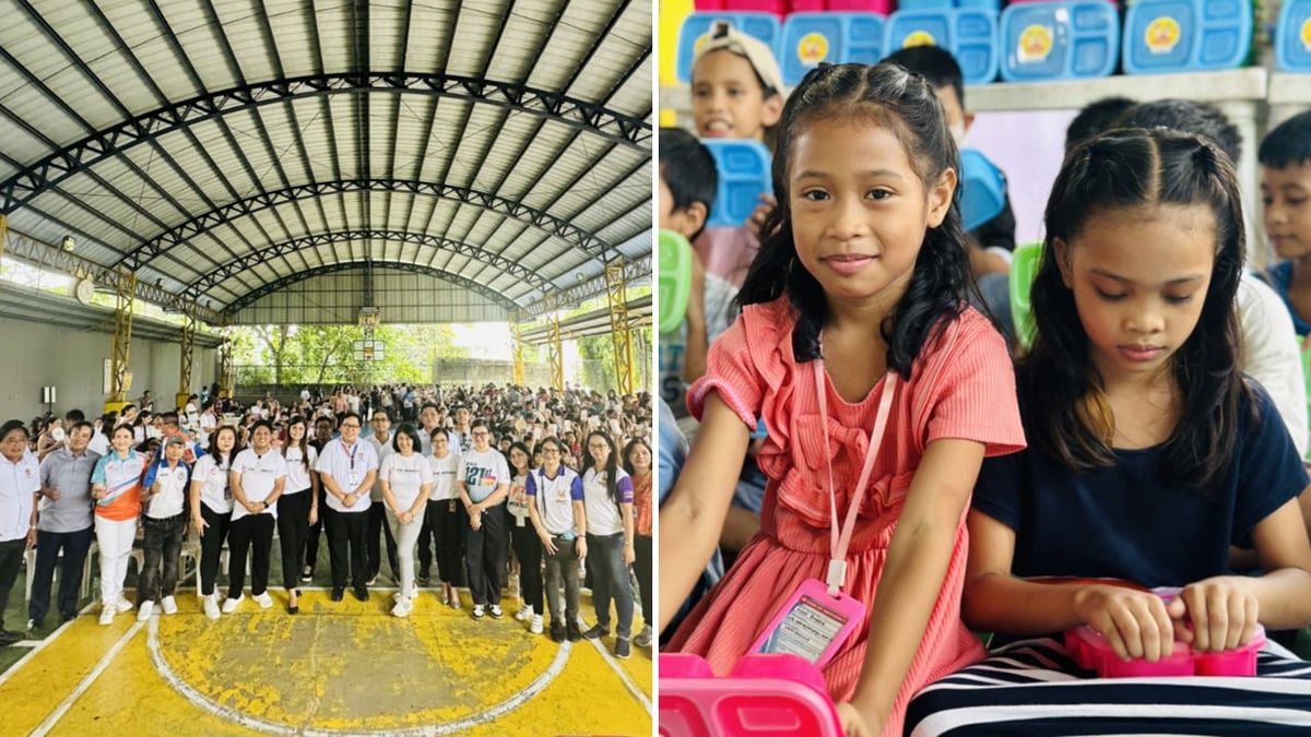 THROUGH the One Meralco Foundation, Novaliches BC partners with Placido Del Mundo Elementary School to provide nutritious meals to undernourished students, showing how sustainability extends to social care.