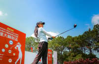 ISABELLA Tabanas gets a feel of the course during the practice round of the Kenda Tire Cup that starts on Wednesday at the Taichung International Country Club in Taichung, Taiwan.