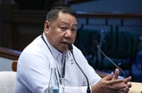 LAWYER Gerardo del Rosario, director of the SEC’s Company Registration and Monitoring Department, takes the witness stand during the impeachment trial of Vice President Sara Duterte on Monday.