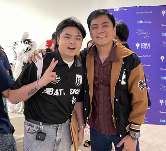 VAHN with director Jun Robles Lana during his filmmaking masterclass.