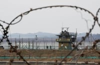 DMZ blast injures three