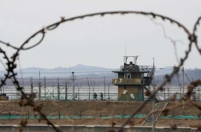 DMZ blast injures three