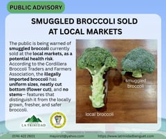 La Trinidad raises alarm over suspected smuggled broccoli