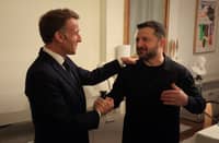 FRANCE’s President Emmanuel Macron meets with Ukraine’s President Volodymyr Zelensky (right) on the sidelines of the 81st United Nations General Assembly in New York City.
