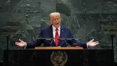 Trump touts deals, defends Iran war