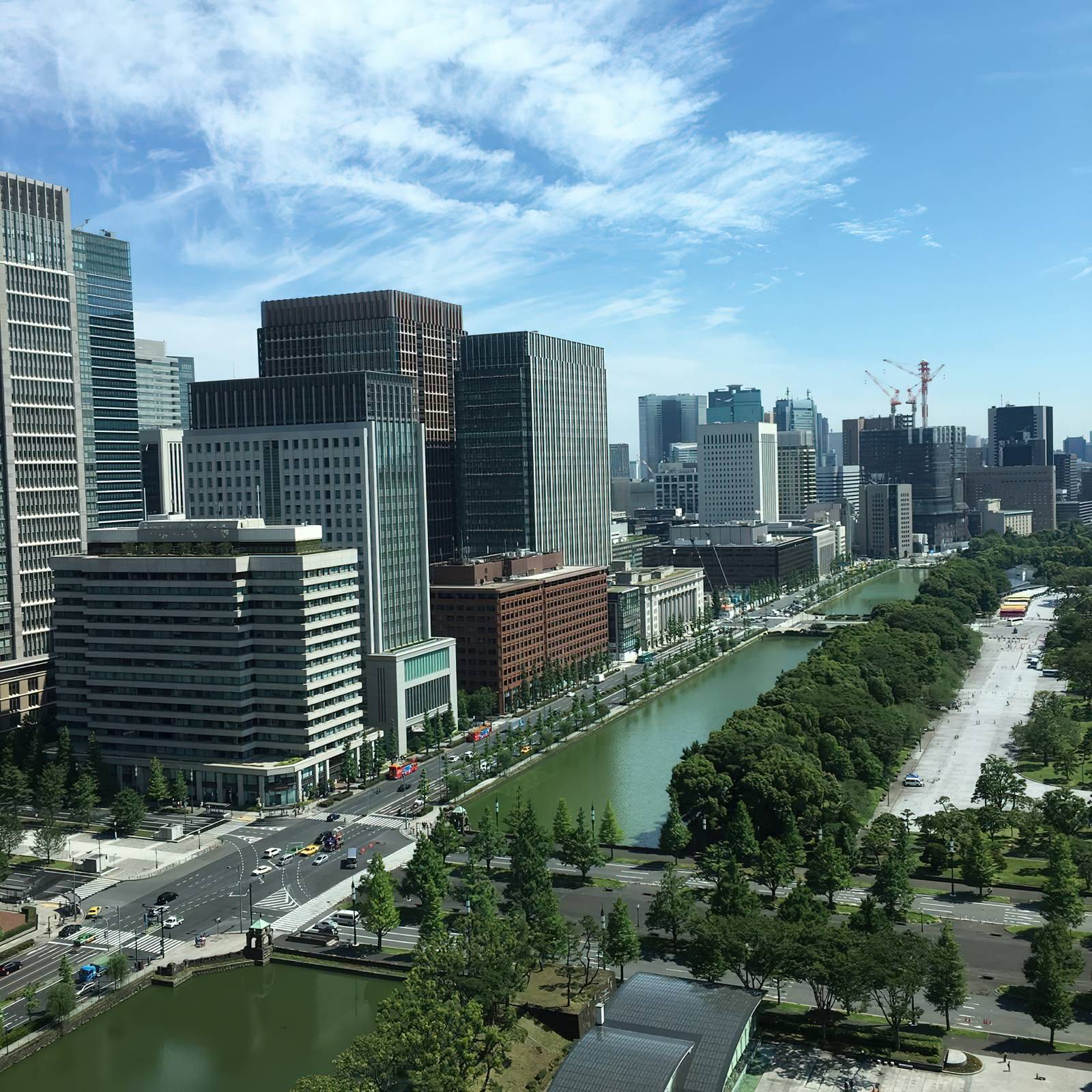 THE Tokyo skyline near the Imperial Palace grounds.