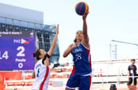 KACEY Dela Rosa’s sweet shooting carries Gilas Pilipinas to back-to-back wins in the 20th Asian Games women’s 3x3 basketball tournament.