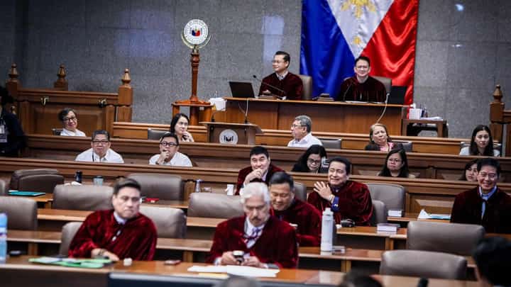 The Senate, sitting as an impeachment court, during the 28th day of the impeachment trial against Vice President Sara Duterte.