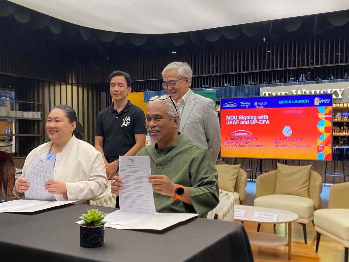 MOU signing with JAAF and UP College of Fine Arts