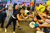 ALEX Eala basks in the love and adulation of her fans ahead of her Round of 16 match against Tatiana Prozorova of Russia in the WTA 500 Singapore Tennis Open at the OCBC Arena at The Kallang on Thursday.