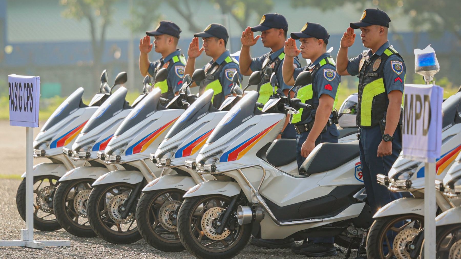 NCRPO receives new motorcycle fleet