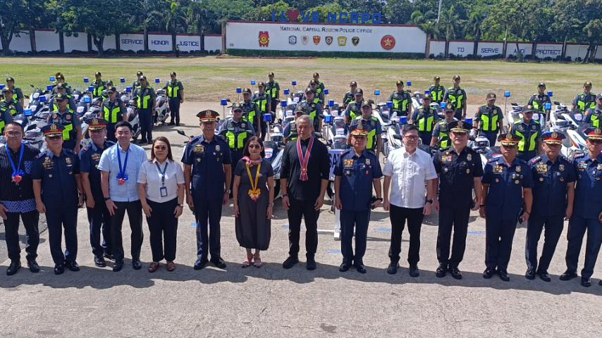 Remulla distributes 73 motorcycles for Metro Manila 911 response