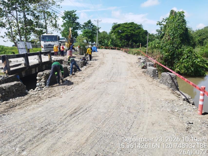 P7.84-M Pangasinan bridge project covers more than 7-meter span
