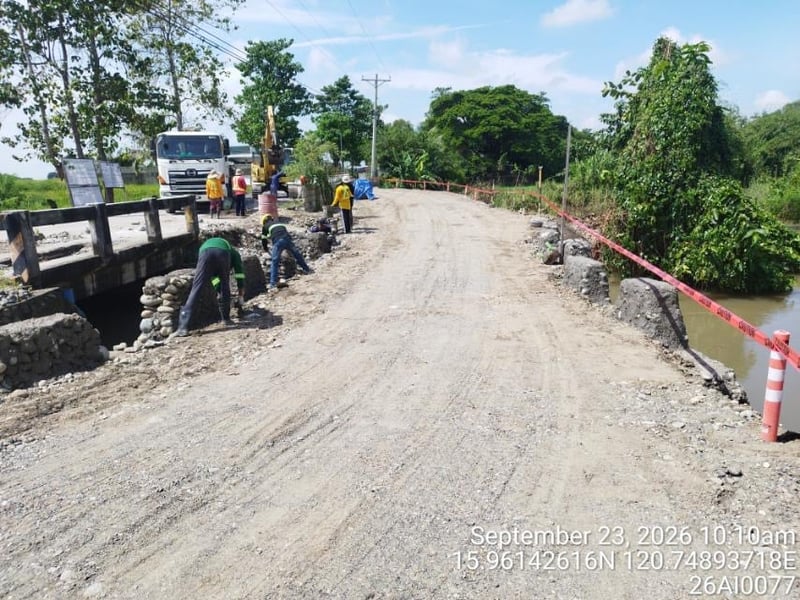 P7.84-M Pangasinan bridge project covers more than 7-meter span