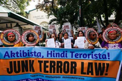 'JUNK TERROR LAW'