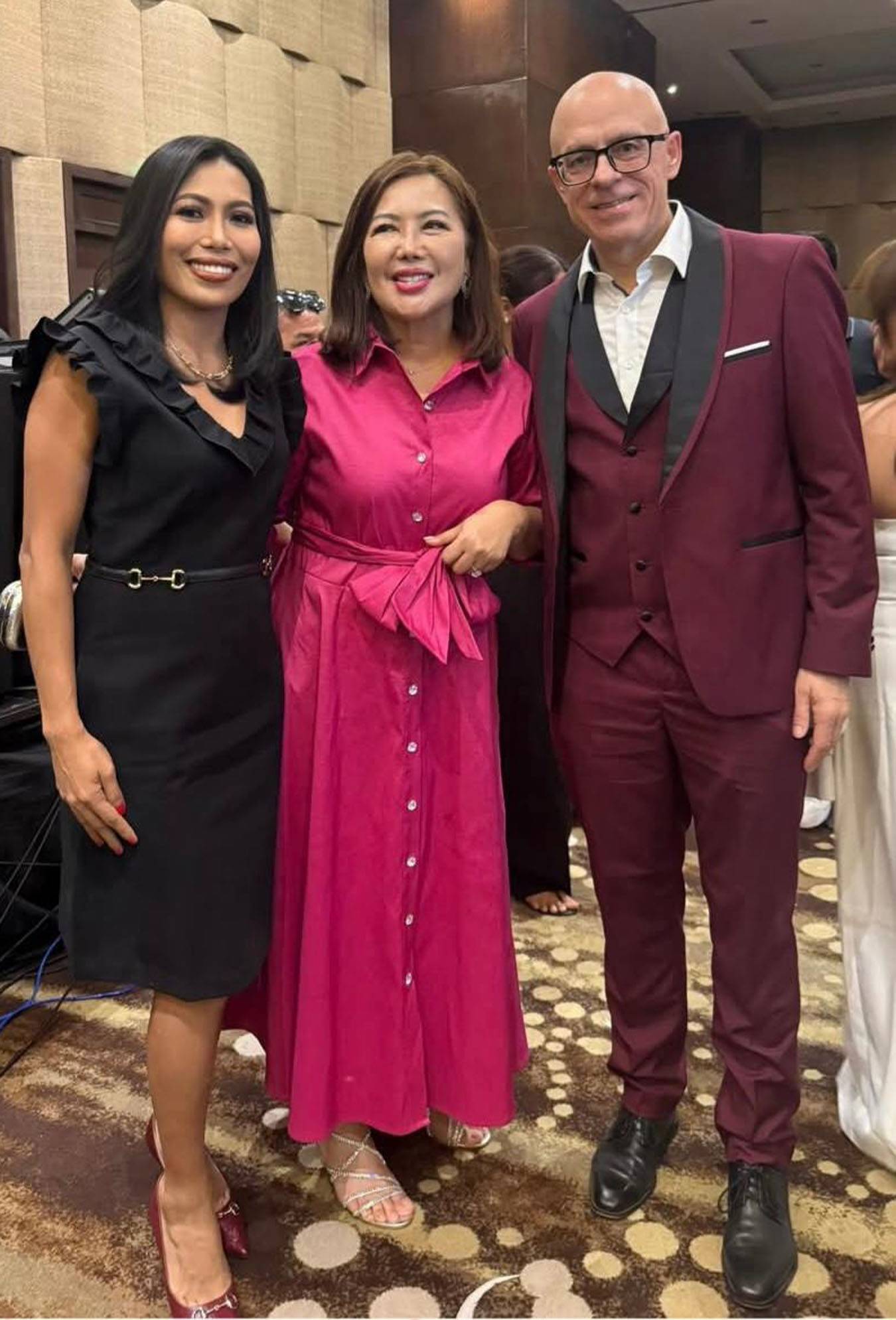 CEBU Governor Pam Baricuatro with Irms and Jochem Bitzer, Honorary Consul of Germany.