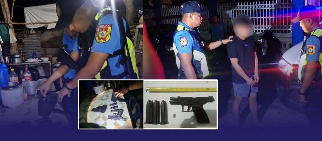 Angeles cop nabbed after firing service gun in Tarlac