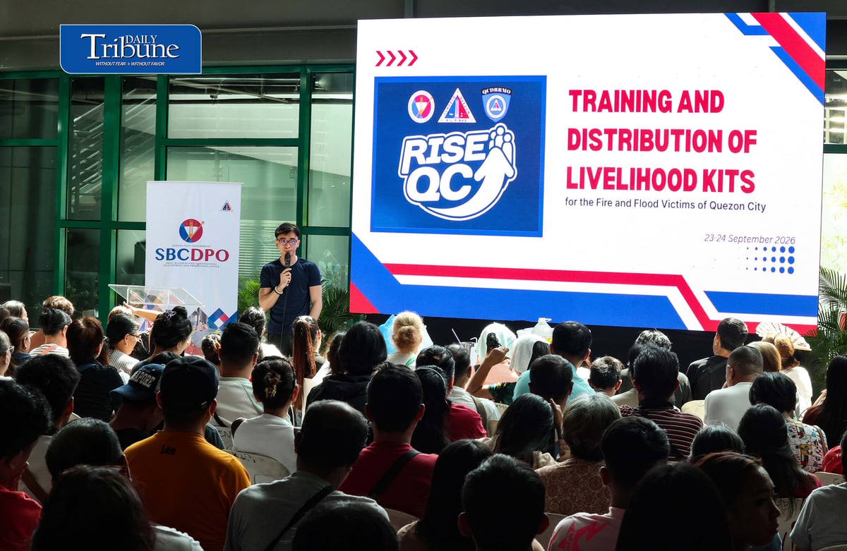 LIVELIHOOD TRAINING FOR DISPLACED QC RESIDENTS
Residents displaced by fires and other calamities attend livelihood training under Quezon City’s RISE QC program on Thursday, 24 September 2026.
A Social Weather Stations survey conducted from 20 to 29 June found that 33 percent of adult Filipinos expected the economy to improve over the next 12 months, while 24 percent expected it to worsen.
Photo by Analy Labor