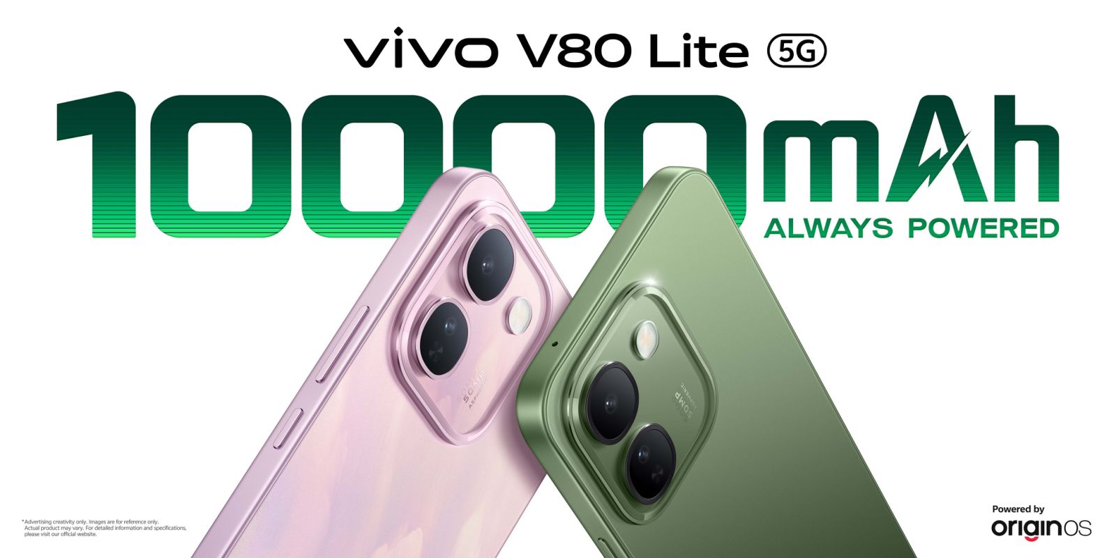 vivo V80 Lite packs 10,000mAh battery into slim body