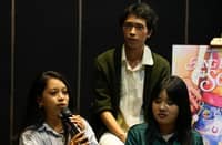 THE creators of ‘Ang Lawit ni Sonaj’ from Dandelion Pictures, with director Kenzo Aldrich Cabale (center), supervising writer Aaliyah Fuentes (left), and executive producer Shan Li Palencia.