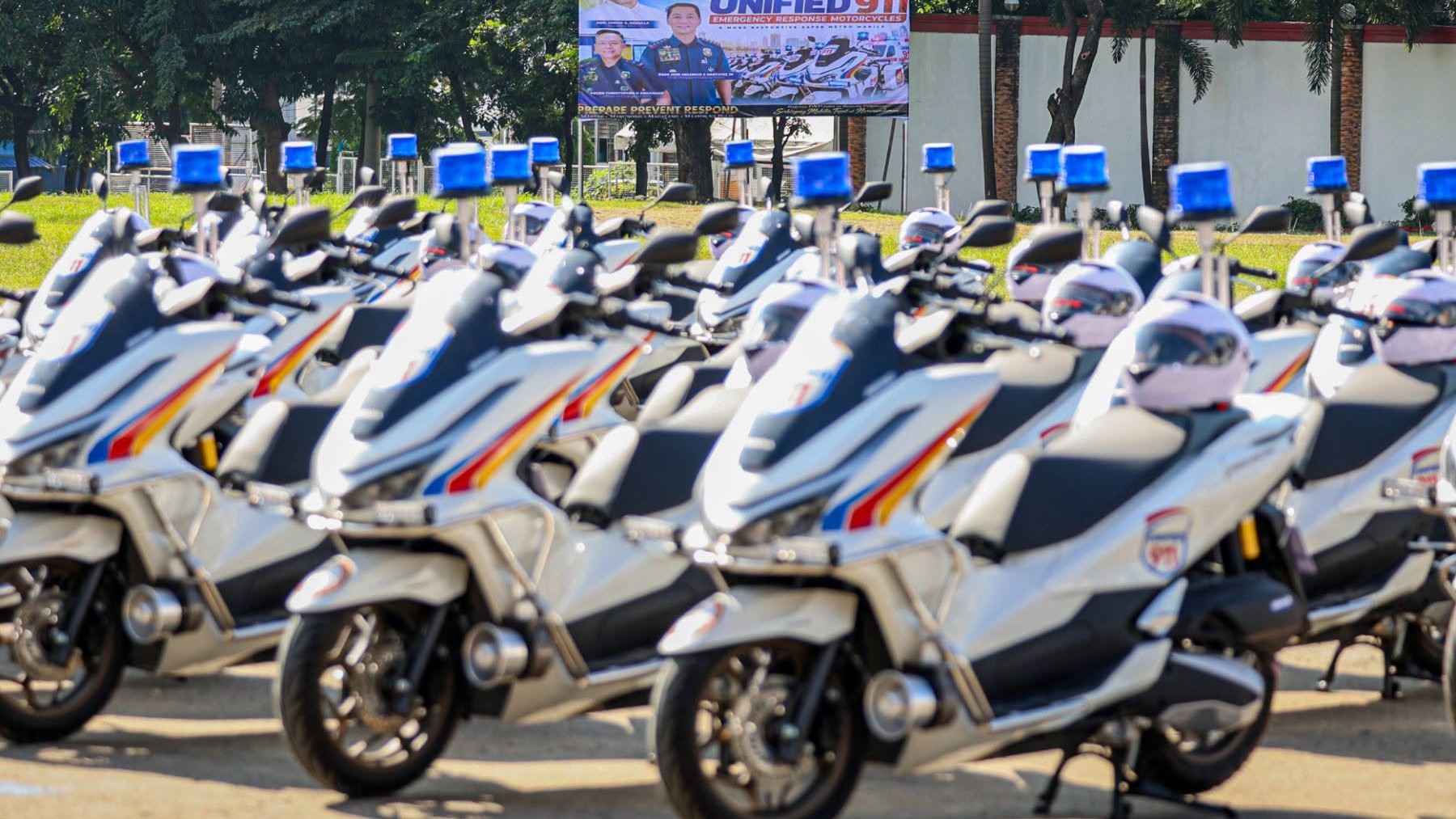 NCRPO receives new motorcycle fleet