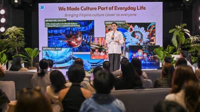 SM Supermalls President Steven T. Tan speaks during the My SM Lifestyle launch.