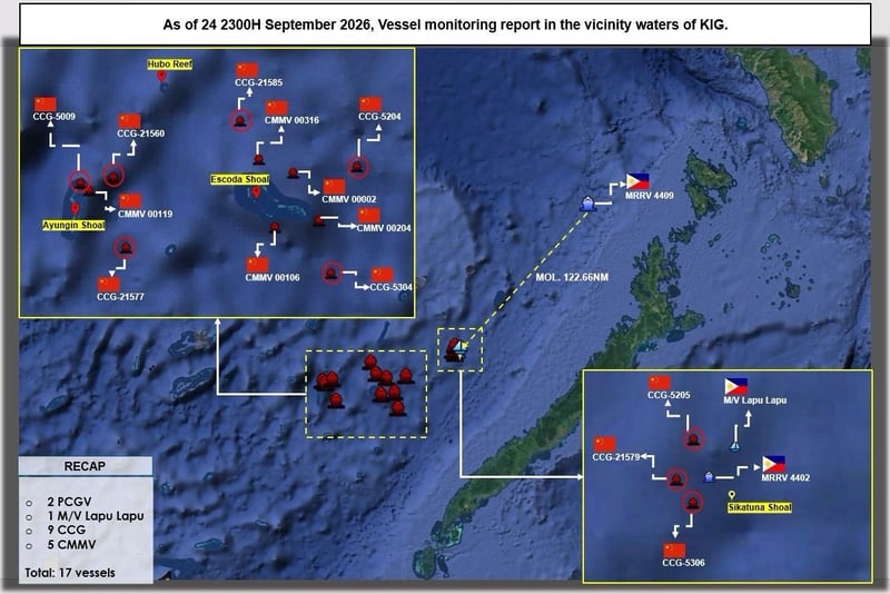 Chinese vessels disrupt Ayungin resupply mission