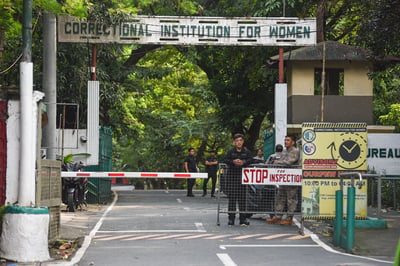 Facade of the Correctional Institution for Women during Mary Jane Veloso's expected release