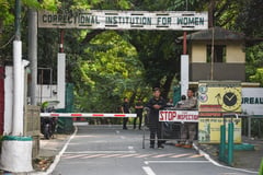 Facade of the Correctional Institution for Women during Mary Jane Veloso's expected release