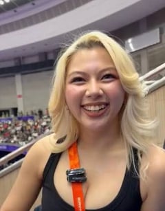 Chloe San Jose celebrates Carlos Yulo’s Asian Games gold