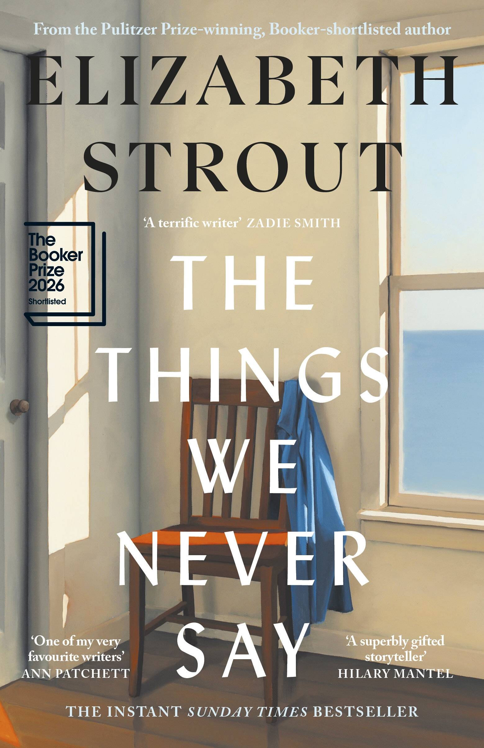 ‘THE Things We Never Say’ by Elizabeth Strout black.