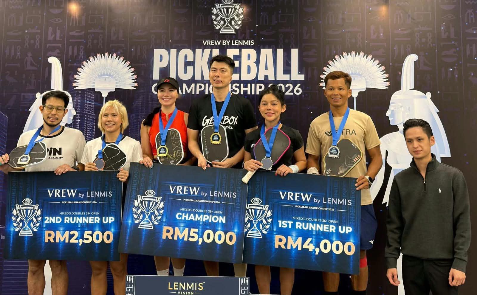Pickleball player Diana Hughes captures mixed doubles gold