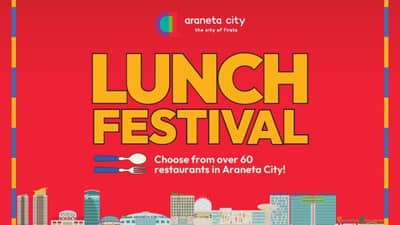 Go global on your lunch break at Araneta City