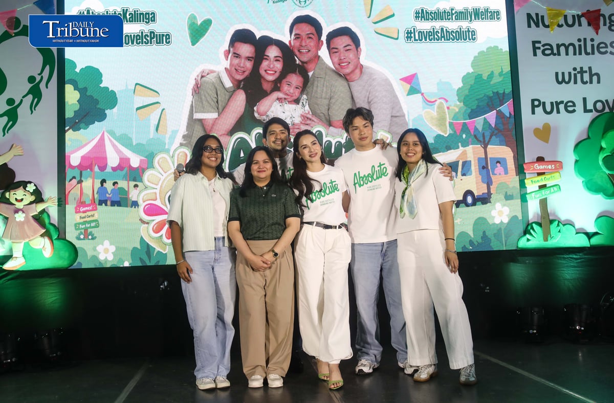 (September 25 2026) Absolute brand ambassadors of the DenJen family, join the Absolute Family Welfare 2026 event, in Pasig City on Saturday September 26 2026. As they celebrate the National Family Week, held in Pasig City on Saturday September 26 2026. Photo/Analy Labor