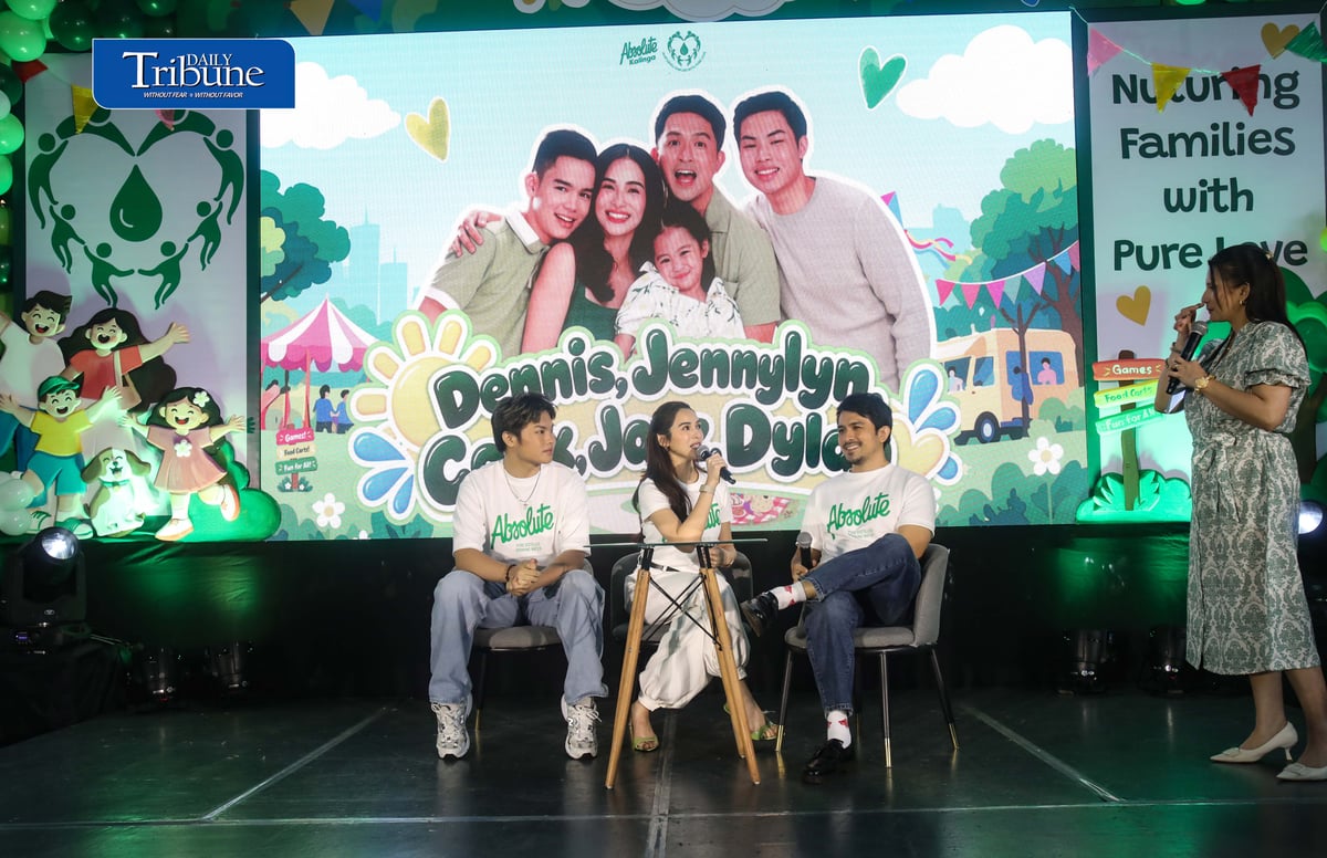 (September 25 2026) Absolute brand ambassadors of the DenJen family, join the Absolute Family Welfare 2026 event, in Pasig City on Saturday September 26 2026. As they celebrate the National Family Week, held in Pasig City on Saturday September 26 2026. Photo/Analy Labor