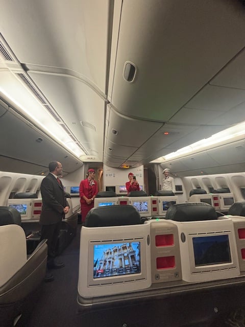 A WIDE choice of entertainment is available onboard.