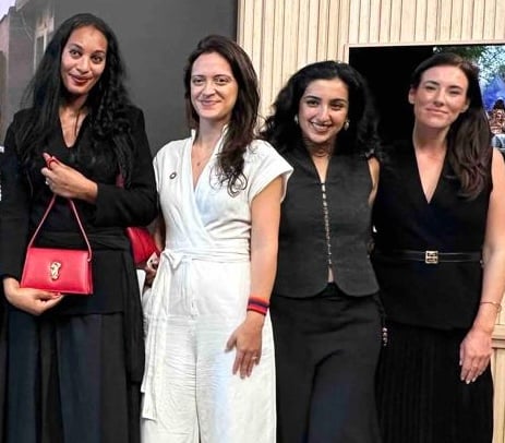 Founder and creative director Maison Motema Verlaine-Diane Soobroydoo, Instituto E executive director Andreia Montero, The Artisan Archive founder Aditi Mayer, director of Brand Partnerships and Development OEKO-TEX Lucy Murphy.