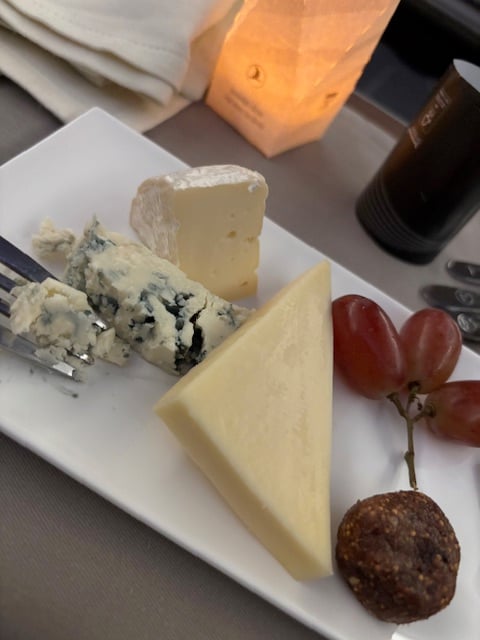AFTER dinner, a cheese plate with a nightcap.