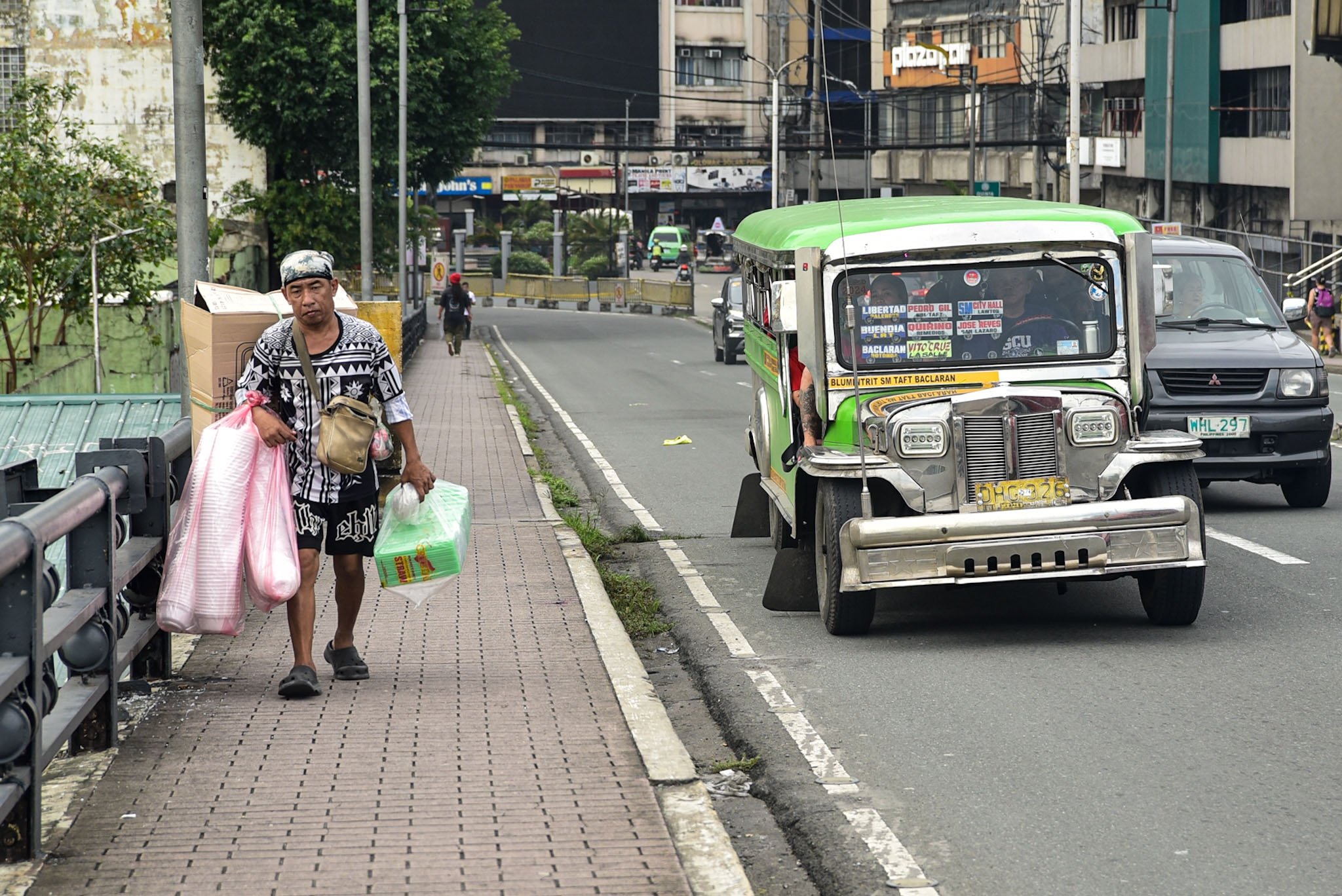 Jeepney roaming around Manila after DOTR's approval on the recommended fare hike