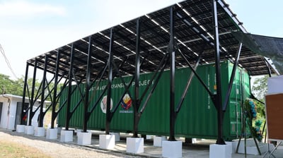 DA turns over modular cold storage facility in Bataan