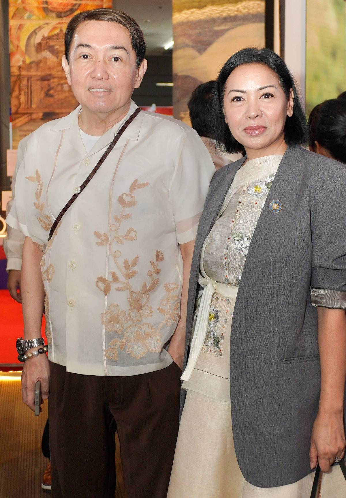 Randy Ortiz and Carmina Jacob.