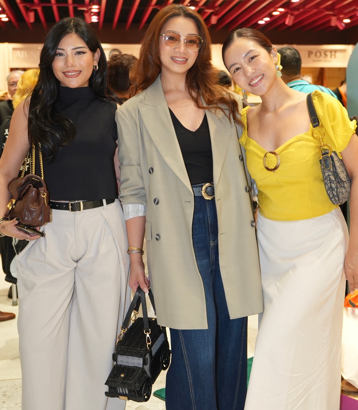 Zoe Vinluan, Lui Diongco and Mica Pineda.