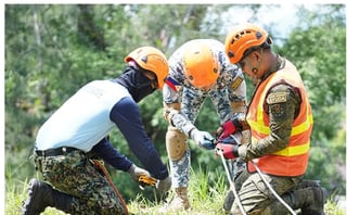 Responders test rescue skills